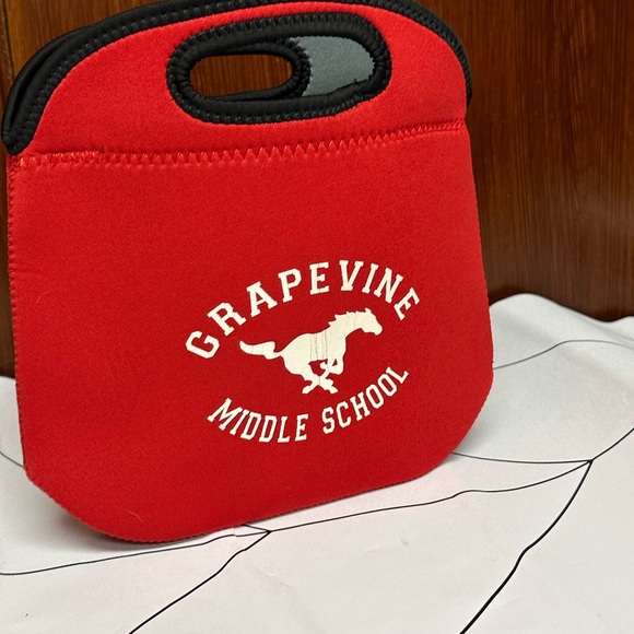 Neoprene Lunch Bag - Grapeville middle School - Picture 5 of 12